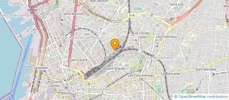 localisation de l'entreprise EUROMEDTV à MARSEILLE