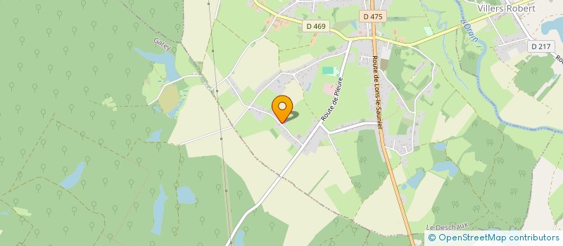 localisation de l'entreprise EUROMENUISERIES  LE DESCHAUX