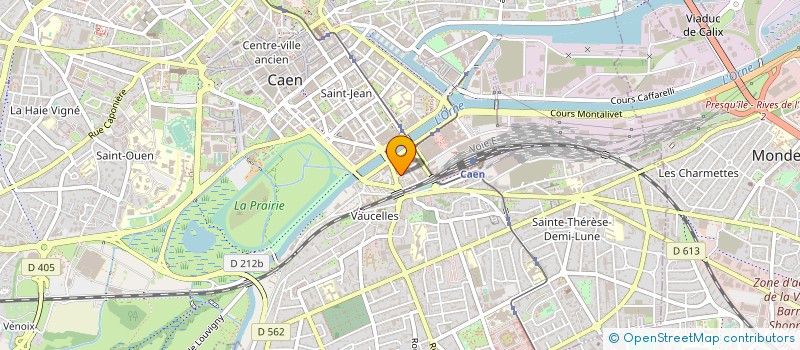 localisation de l'entreprise EUROMETAL NEGOCE à CAEN