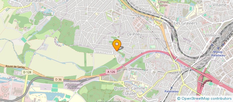 localisation de l'entreprise EUROMEX TRAITEUR à PALAISEAU