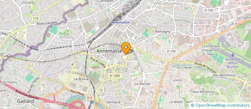 localisation de l'entreprise EUROMLP  ANNEMASSE