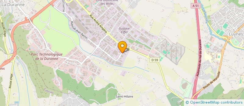 localisation de l'entreprise EUROMODAL à AIX-EN-PROVENCE