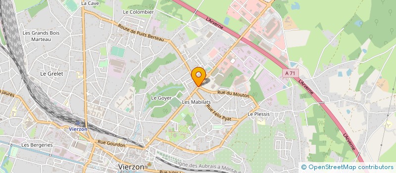 localisation de l'entreprise EUROMODULE INDUSTRIES à VIERZON