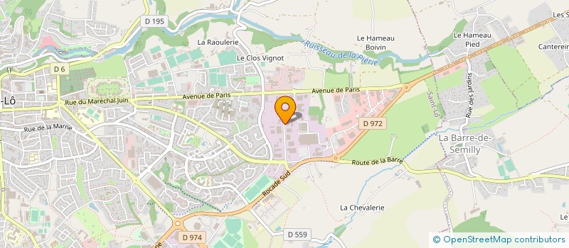 localisation de l'entreprise EUROMOTEURS à SAINT-LO