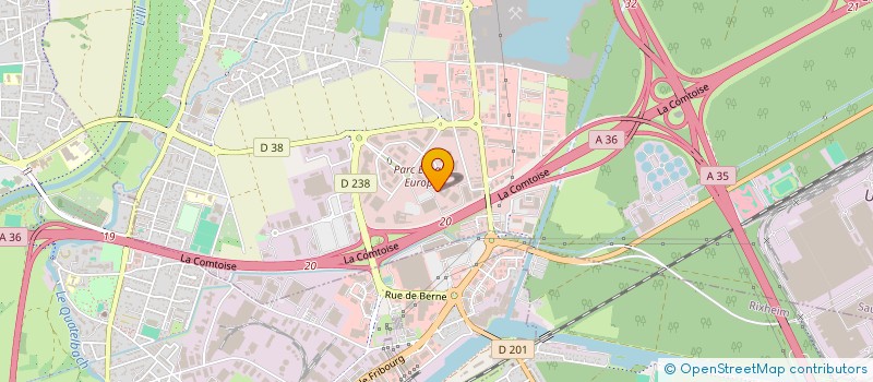 localisation de l'entreprise EUROMOVING à SAUSHEIM