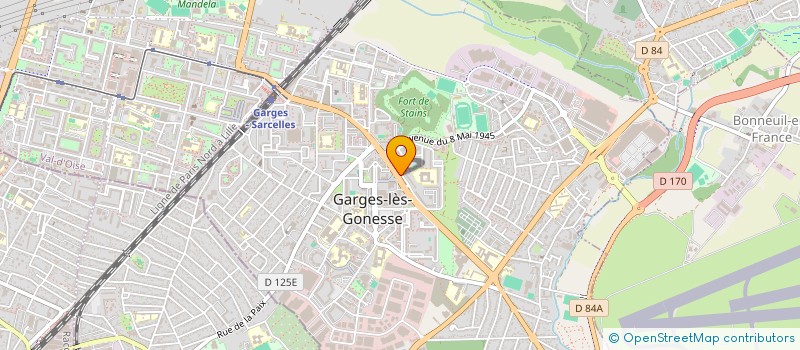 localisation de l'entreprise EUROMUR 54 à GARGES-LES-GONESSE