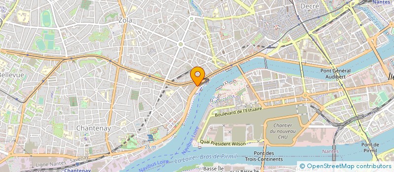 localisation de l'entreprise EURONAV SHIP MANAGEMENT à NANTES