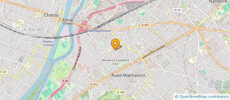 localisation de l'entreprise EURONET à RUEIL-MALMAISON