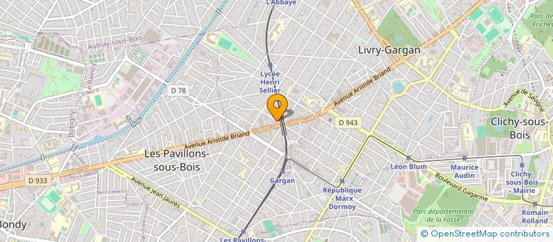 localisation de l'entreprise EURONET 93  LIVRY-GARGAN