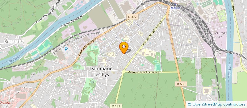 localisation de l'entreprise EURONET INFORMATIQUE à DAMMARIE-LES-LYS