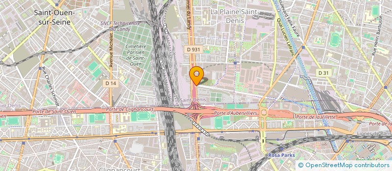 localisation de l'entreprise EURONETCOM à SAINT-DENIS