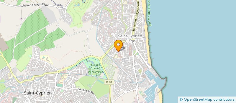 localisation de l'entreprise EURONETTOYAGE à SAINT-CYPRIEN