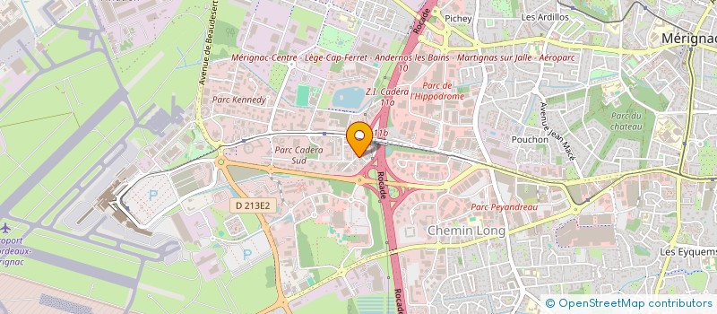 localisation de l'entreprise EURONEX à MERIGNAC