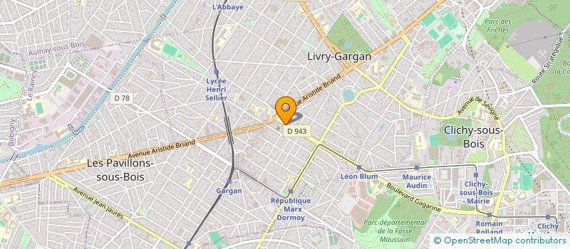 localisation de l'entreprise EURONEXTIMMO à LIVRY-GARGAN