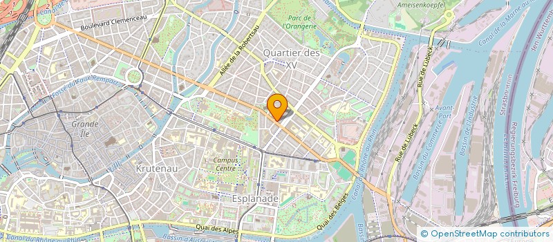 localisation de l'entreprise EUROP'A CUP à STRASBOURG