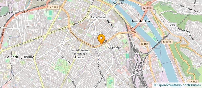 localisation de l'entreprise EUROP'A3 à ROUEN