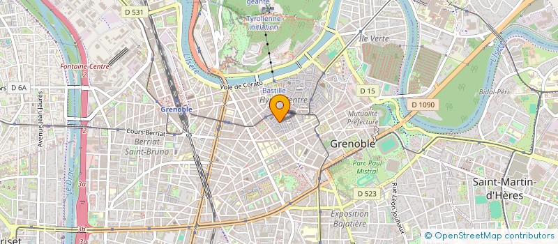 localisation de l'entreprise EUROP AGORA à GRENOBLE