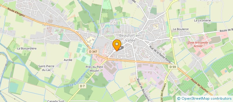 localisation de l'entreprise EUROP ALARME à BEAUFORT-EN-ANJOU