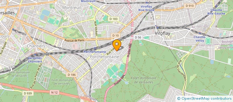 localisation de l'entreprise EUROP ART à VERSAILLES