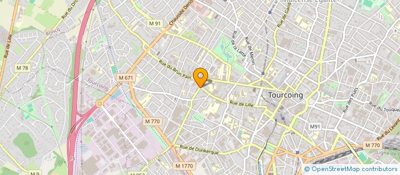 localisation de l'entreprise EUROP ASSUR  TOURCOING