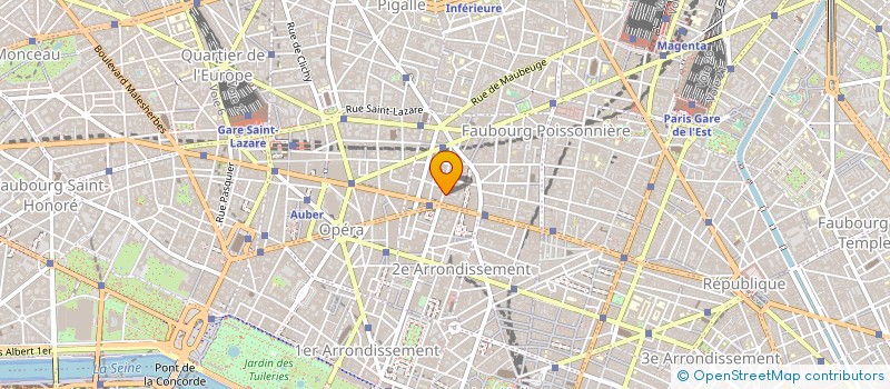 localisation de l'entreprise EUROP AUCTION à PARIS
