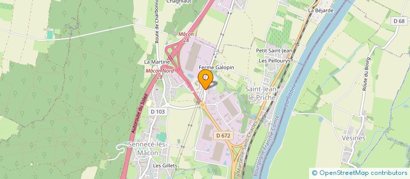 localisation de l'entreprise EUROP' AUTO SERVICE à MACON