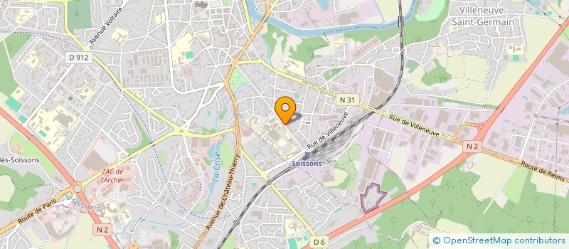localisation de l'entreprise EUROP AUTO SERVICE à SOISSONS