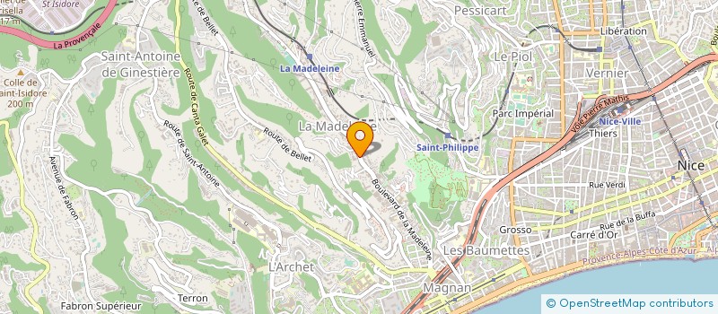 localisation de l'entreprise EUROP'AUTOS à NICE