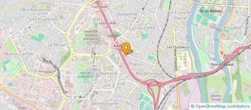 localisation de l'entreprise EUROP'BATIMENT à TOULOUSE