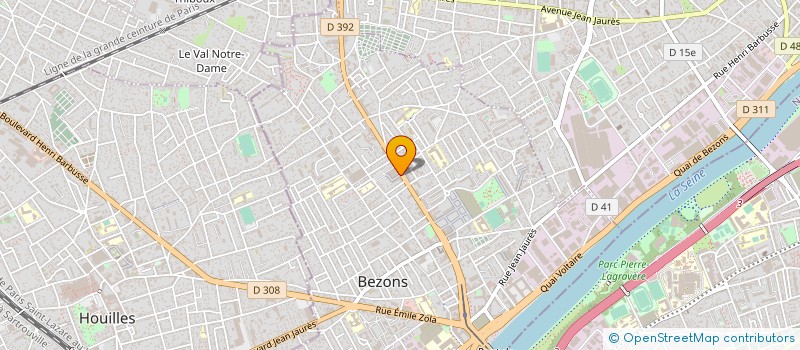 localisation de l'entreprise EUROP BATIMENT SECURITE  BEZONS