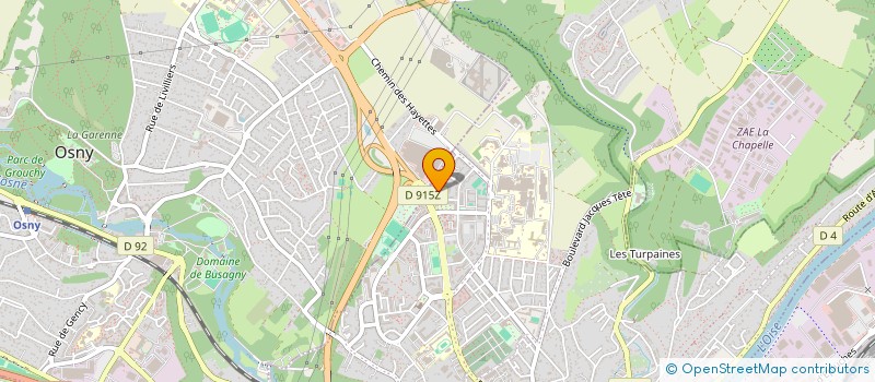 localisation de l'entreprise EUROP-BOX  PONTOISE