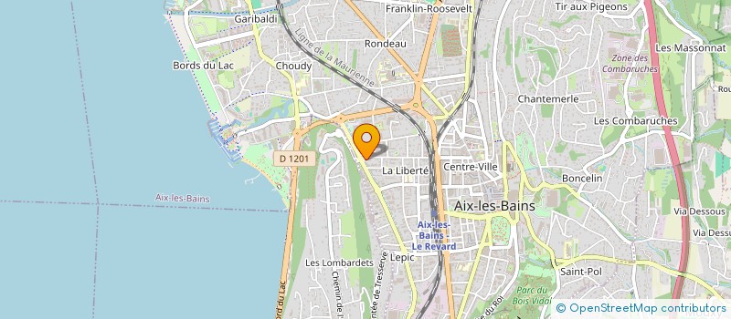 localisation de l'entreprise EUROP CACHER DISTRIBUTION SAS  AIX-LES-BAINS