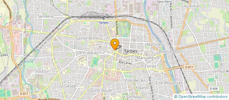 localisation de l'entreprise EUROP CAF  TARBES