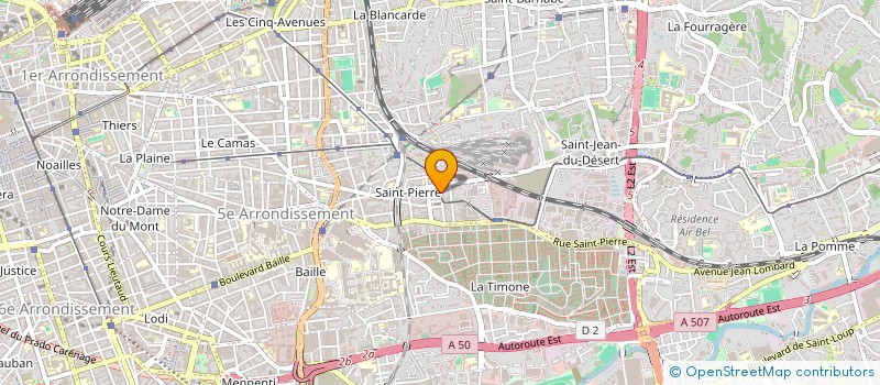 localisation de l'entreprise EUROP'CHAUFFAGE à MARSEILLE