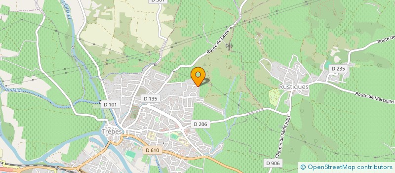 localisation de l'entreprise EUROP'CHAUFFAGE SOLAIRE à TREBES
