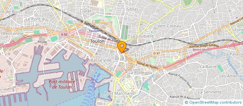 localisation de l'entreprise EUROP COM 83 à TOULON