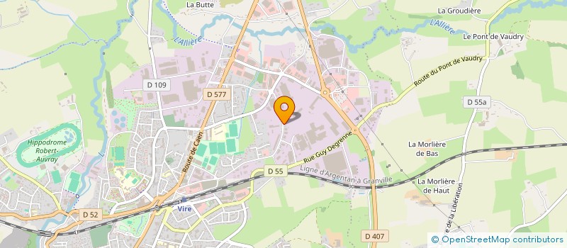 localisation de l'entreprise EUROP COMMUNICATION à VIRE-NORMANDIE