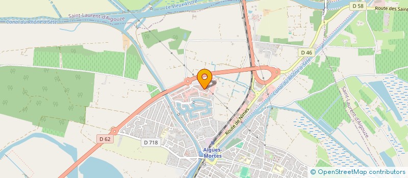 localisation de l'entreprise EUROP'CONCEPT à AIGUES-MORTES