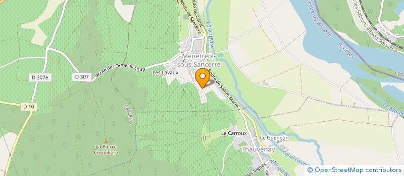 localisation de l'entreprise EUROP CONSULT FORMAT INFORM RECH ENTREP  MENETREOL-SOUS-SANCERRE