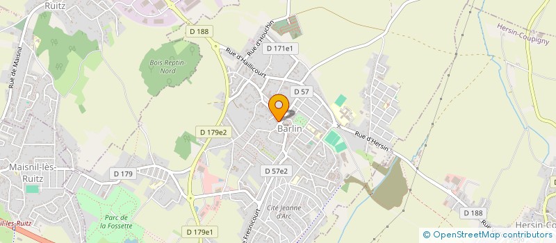 localisation de l'entreprise EUROP'COURTAGE ASSURANCES à BARLIN