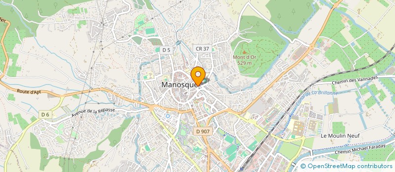 localisation de l'entreprise EUROP CUIRS à MANOSQUE