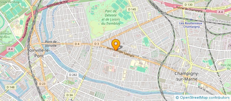 localisation de l'entreprise EUROP CUISINE AN 2000  CHAMPIGNY-SUR-MARNE