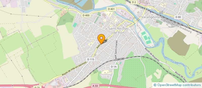 localisation de l'entreprise EUROP D4  SAINT NICOLAS DE PORT