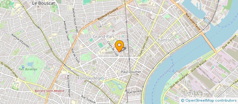 localisation de l'entreprise EUROP DANCE à BORDEAUX