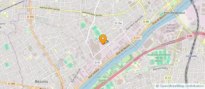 localisation de l'entreprise EUROP'DEM à ARGENTEUIL