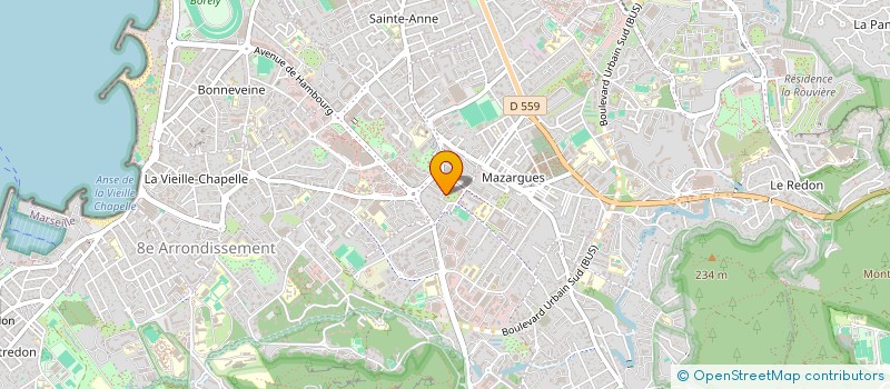 localisation de l'entreprise EUROP DEVELOP ACTIO CULTU SPORTIV SOCI à MARSEILLE