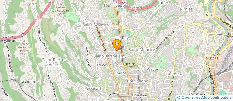 localisation de l'entreprise EUROP DISTRIBUTION à NICE