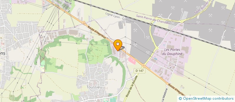 localisation de l'entreprise EUROP EASY EXPRESS à TOUSSIEU