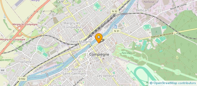 localisation de l'entreprise EUROP EAU à COMPIEGNE