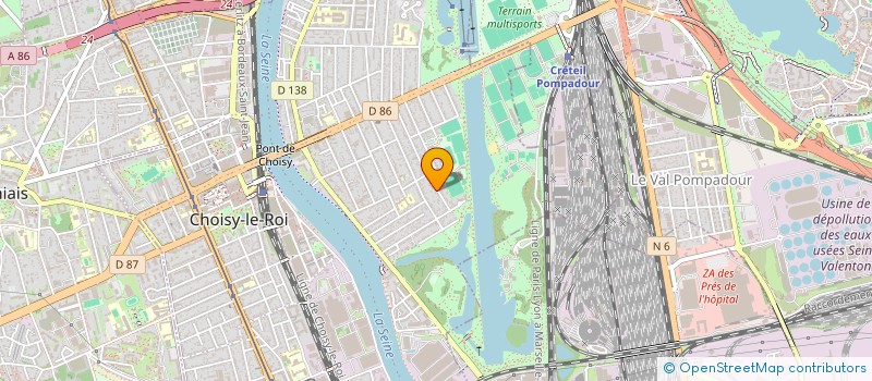 localisation de l'entreprise EUROP ECO ENERGIE  CHOISY-LE-ROI